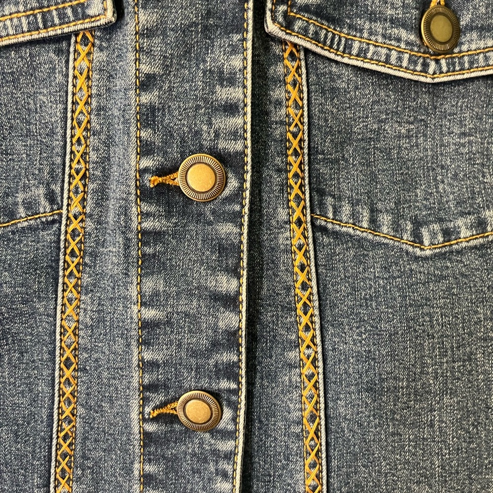 Will Smith Medium Denim Jacket With Some Great De… - image 8